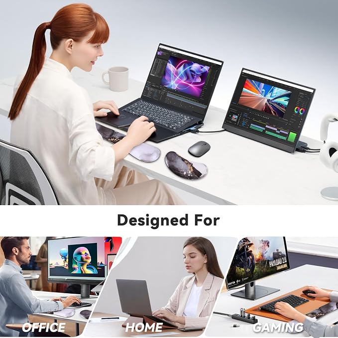 ZIBLY Wrist Rest Keyboard and Mouse Set - Image 7