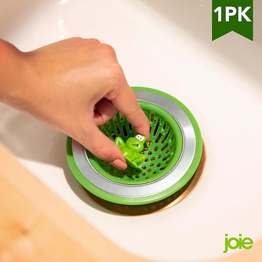 Joie Ribbit Kitchen Sink Strainer Basket, Fits All Standard Sinks, Stainless - Image 2