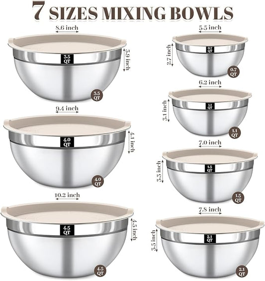 Mixing Bowls with Lids Set - Image 2