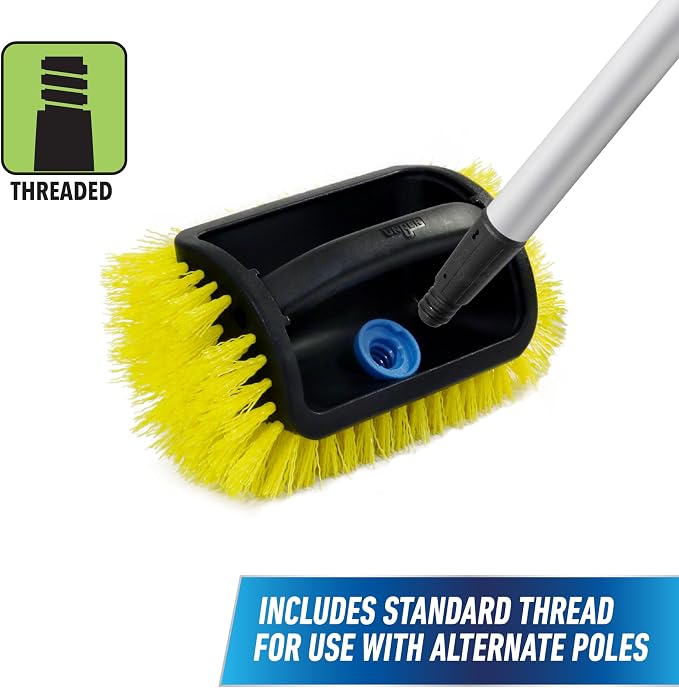 Unger Professional Lock-On 4-Sided Outdoor Scrub Brush, Compatible - Image 10