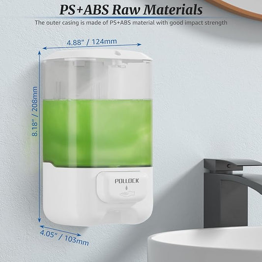 Liquid Soap Dispenser Wall Mounted, Hand Sanitizer Dispenser, Lotion Detergent - Image 2