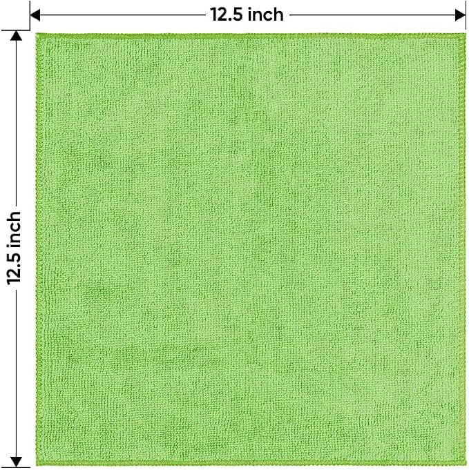 HOMEXCEL Microfiber Cleaning Cloth 50 Pack, 12.5 x 12.5 inch Microfiber Towels - Image 7