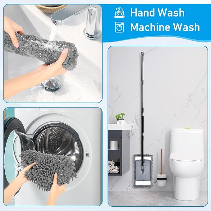 Microfiber Mop Replacemet Head for VOUBIEN Wall Cleaner Mop, Fit ASIN B0DG4LV7SJ - Image 5