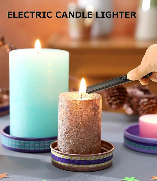 4 IN 1 Candle Wick Trimmer, Electric Candle Lighter Rechargeable, Candle Snuffer - Image 2