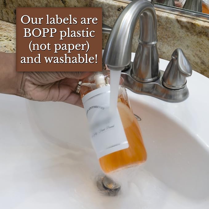 Clear Refillable Shampoo and Conditioner Bottles - Image 7