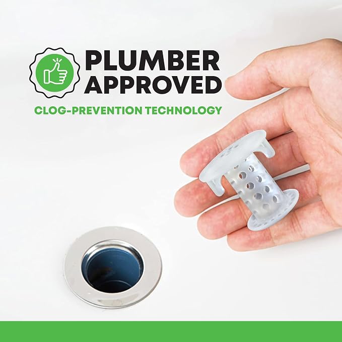 SinkShroom SSCLE988 The Revolutionary Sink Drain Protector Hair - Image 9