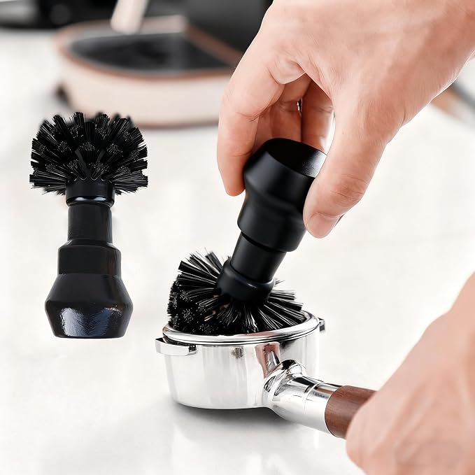 Portafilter Cleaning Brush, Professional Barista Espresso Coffee Cleaning Brush - Image 7