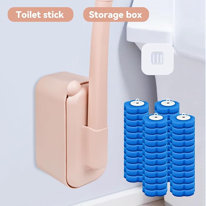 Disposable Toilet Brush Toilet Bowl Cleaner, Toilet Cleaning Supplies, Toilet - Image 9