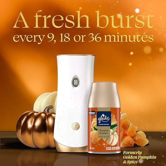 Glade Automatic Spray Refill, Pumpkin & Ginger, Scented Air Freshener - Image 2