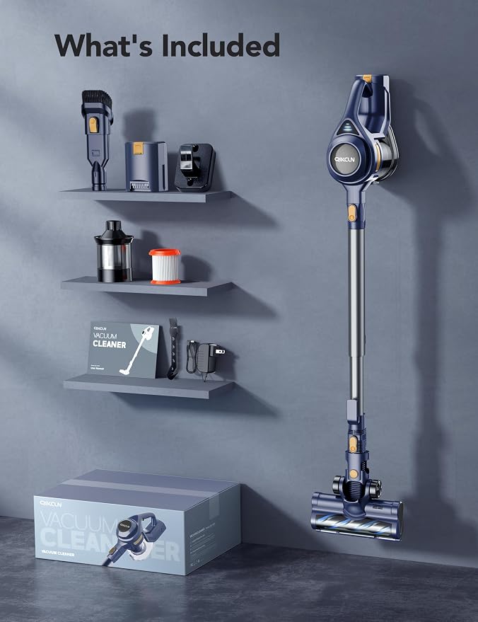 Cordless Vacuum Cleaner, Rapid Clean 23 Kpa Powerful Suction, 1.3 L Large - Image 8