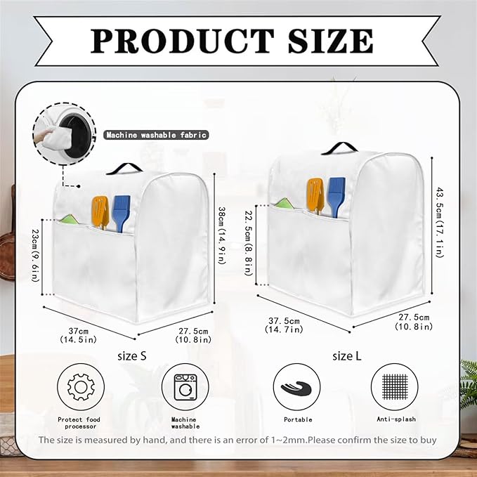 Kitchen Stand Mixer Covers Boho Mandala Flower Mixer Cover Dust Cover Washable Kitchen Appliance Cover for 4.5-5 Quart Mixers, Keep Your Kitchen Clean