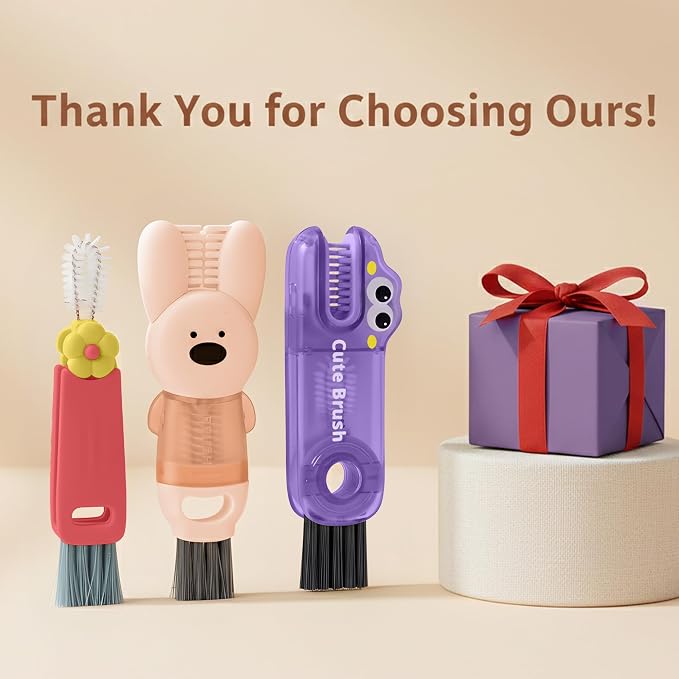 Cup Lid Cleaning Brush, 3 in 1 Lid Cleaner - Image 9