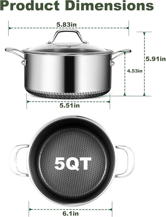 Hybrid Nonstick 5 QT Stockpot - Image 2