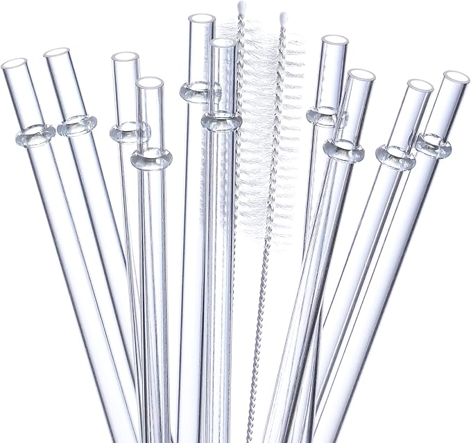 24 Pack, HIGHLY Transparent Reusable Plastic Straws - Image 9