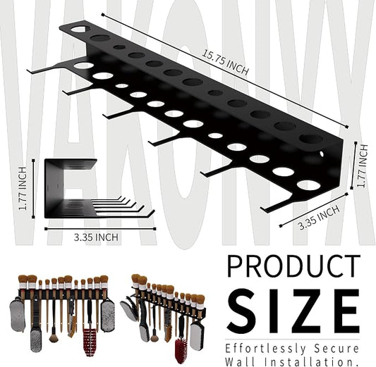 Wall Mount Brush Holder & Tool Hanger Rack - Image 2