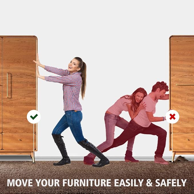 Square Furniture Sliders, Reusable Furniture Movers Sliders - Image 7
