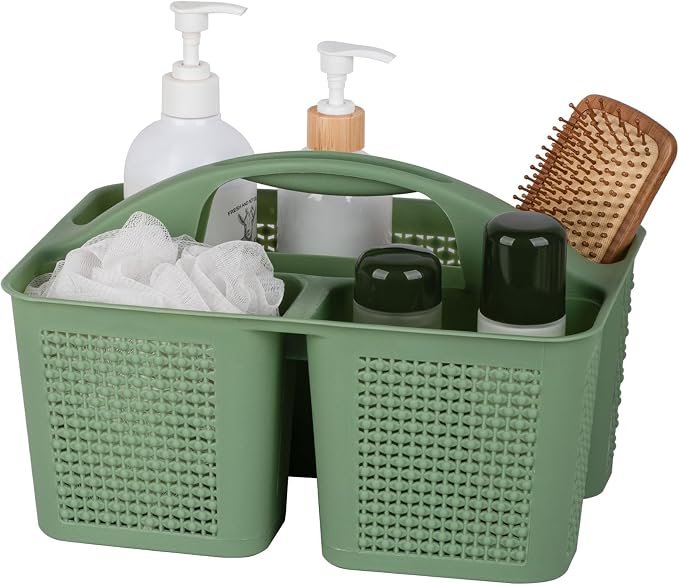 UUJOLY Plastic Portable Shower Caddy Basket Bucket, Cleaning Shower Basket by UUJOLY