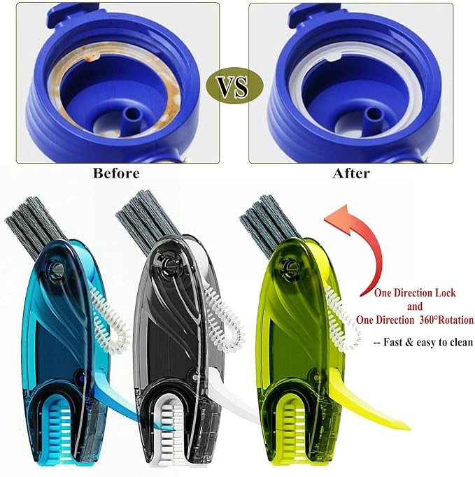 4 in 1 Multifunctional Cup Lid Cleaning Brush Set - Image 4
