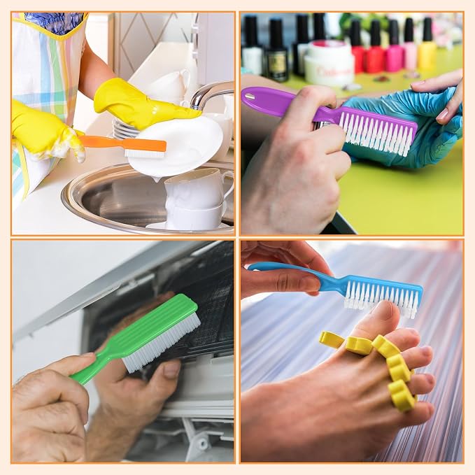 Mifoci 120 Pcs Handle Grip Nail Brush - Image 7