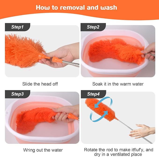 Microfiber Feather Duster Extendable Duster - Image 7