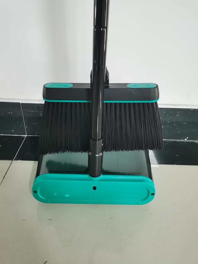 JEHONN Broom and Dust Pan, Upgraded Large Foldable Dustpan - Image 13