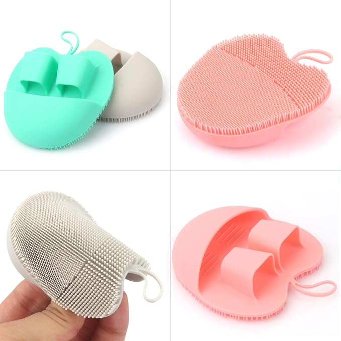INNERNEED Soft Silicone Facial Cleansing Brush Set, Gentle Exfoliating and - Image 8