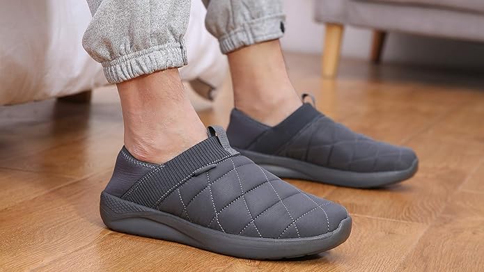 KUBUA Slippers for Men and Womens Indoor House Shoes Plush Slip on Outdoor - Image 7