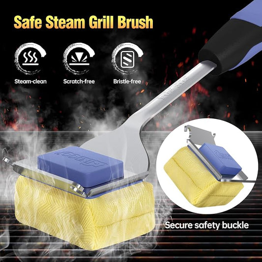 Grill Cleaning Brush Bristle Free - Image 2