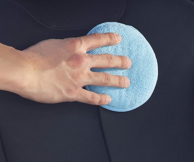SimpleHouseware Car Wash Sponge Wax Microfiber Applicator Pads - Image 6