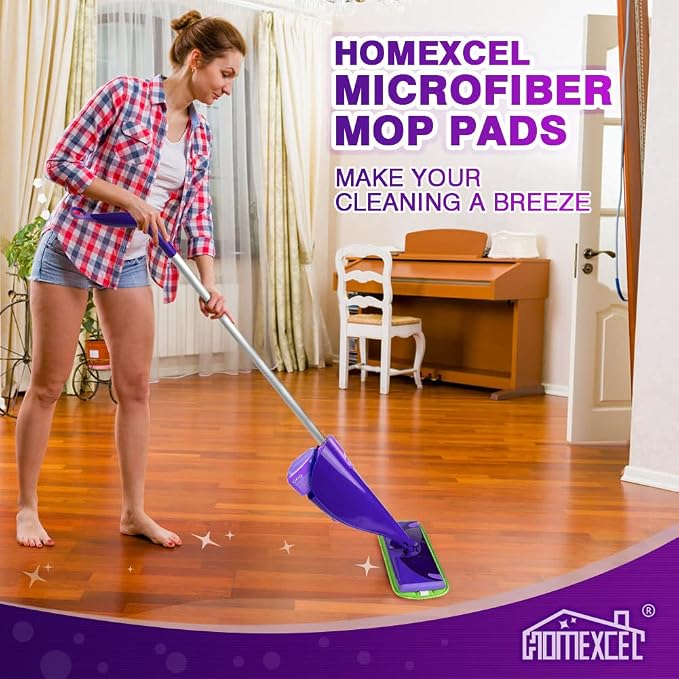 HOMEXCEL Microfiber Mop Pads Compatible - Image 7