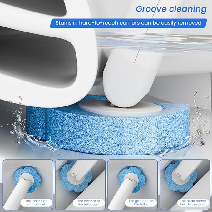 Disposable Toilet Brush: Toilet Bowl Brush and Holder Set - Image 6