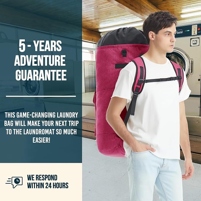 Laundry Bag Extra Large 115L,Laundry Backpack - Image 6