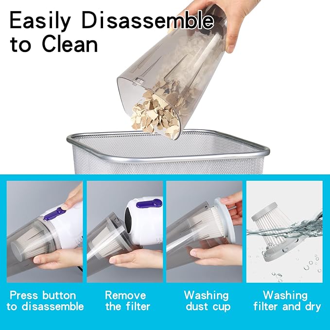 Intercleaner Corded Vacuum Cleaner, 15KPa Powerful Suction - Image 7