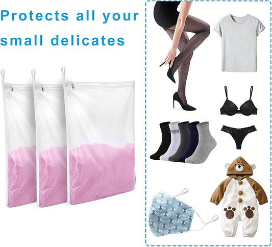 GOGOODA Delicates Laundry Bags, Fine Mesh Wash Bag - Image 2