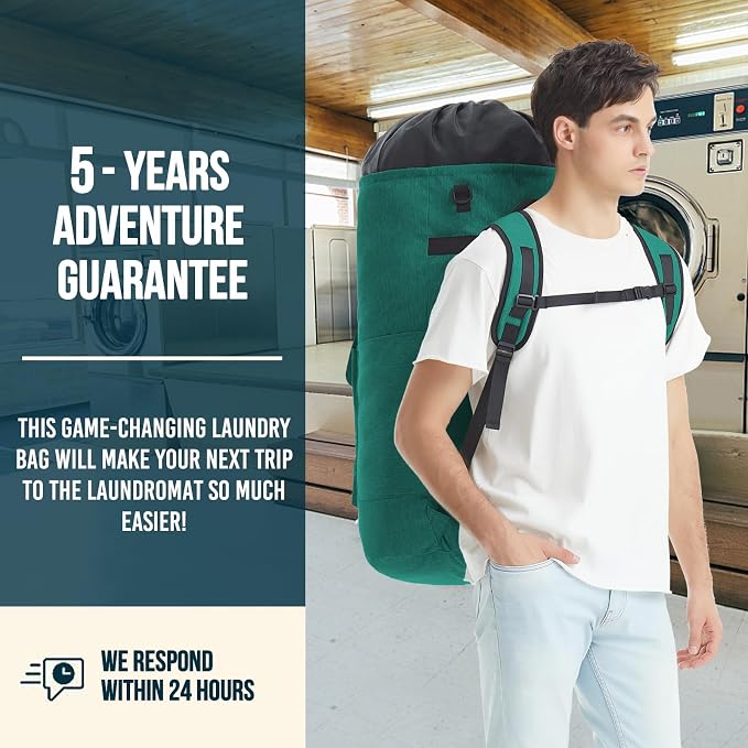Laundry Backpack with Shoulder Straps,Laundry Bag Extra Large 115L,Laundry - Image 6