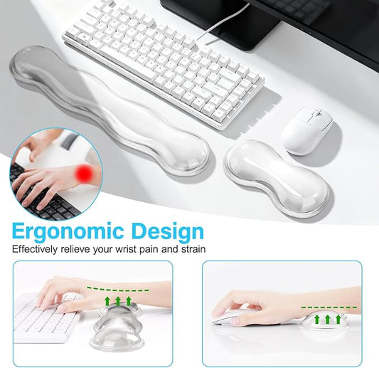 MOSISO Gel Keyboard Wrist Rest&Wrist Support - Image 2