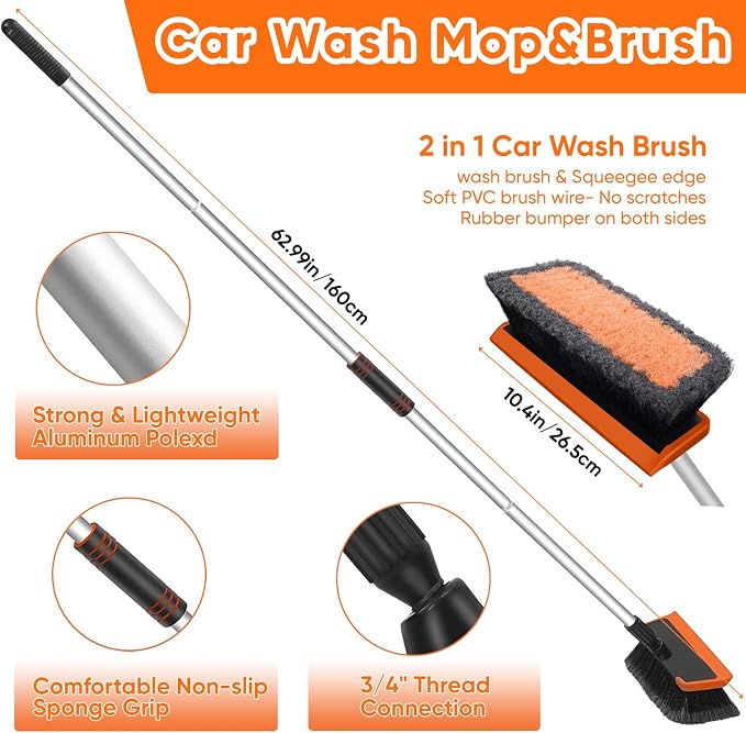 Wontolf 62'' Car Wash Brush - Image 6