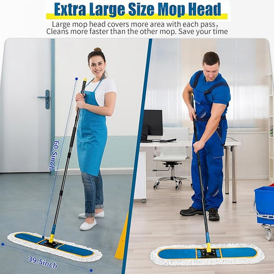 36" Commercial Dust Mop for Floor Cleaning - Image 2