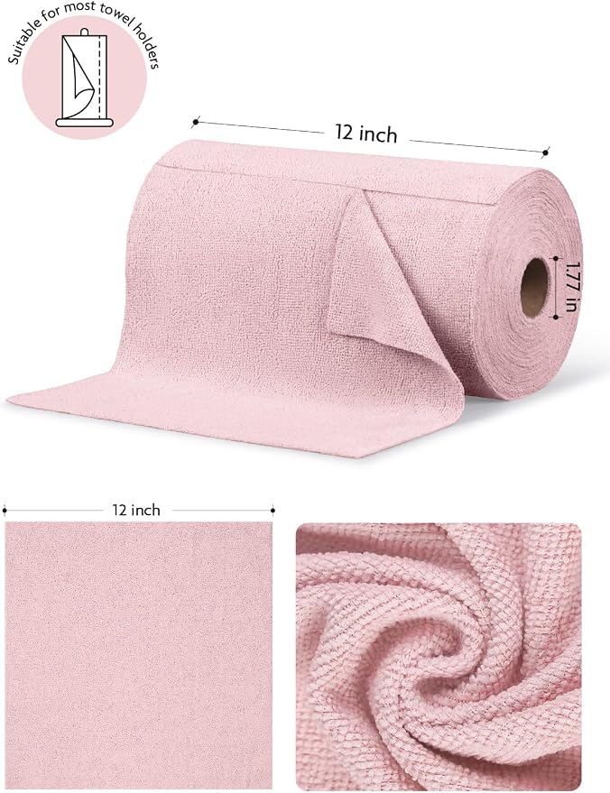 Fantasticlean Microfiber Cleaning Cloth Roll -675 Pack, Tear Away Microfiber - Image 8