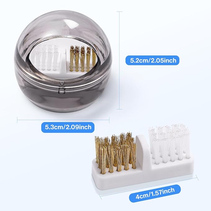 MelodySusie Nail Drill Bits Cleaner Brush Case Accessories - Image 6
