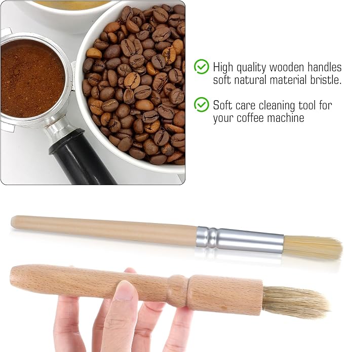 5 Pcs Coffee Grinder Brush Group Head Brush Brushes Kit Nylon Machine Cleaning - Image 7