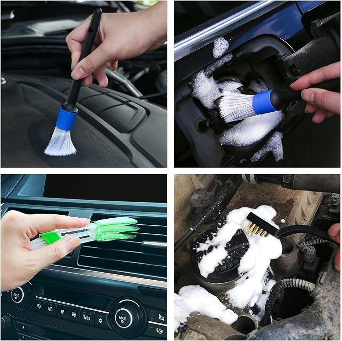 10pcs Car Detailing Kit, Premium Detailing Brush Set Includes 5 Soft Car - Image 6