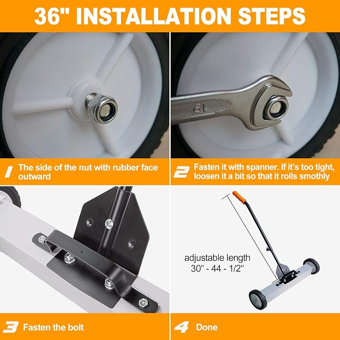 Toolwiz 36'' Magnetic Sweeper - Image 8