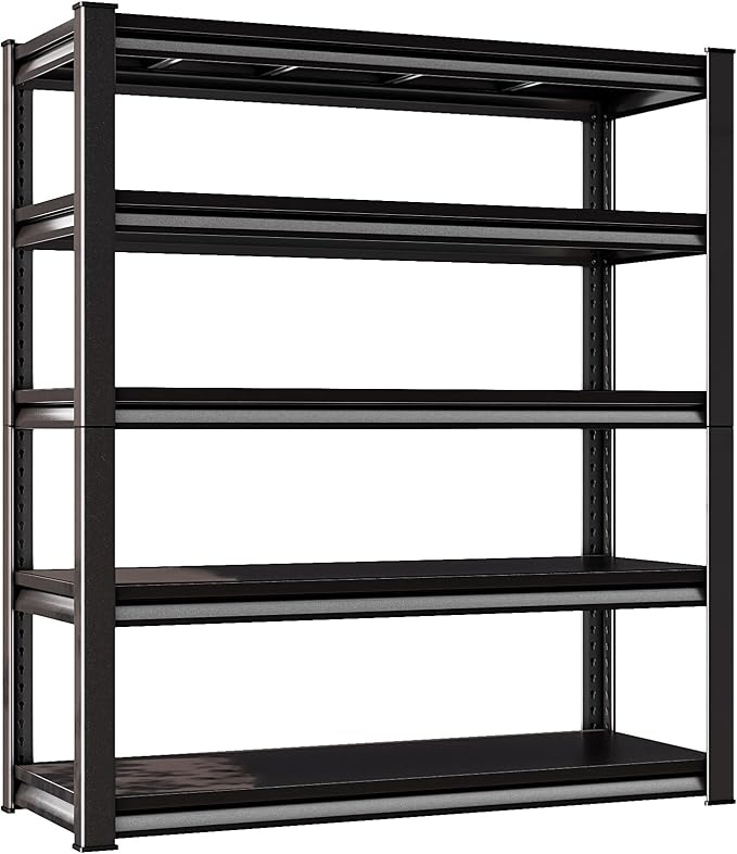 78" H Garage Shelving Heavy Duty,2800LBS Loads Adjustable Garage Storage Shelves - Image 8