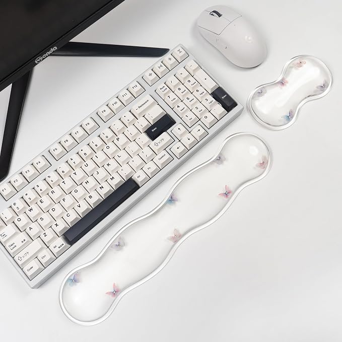 Gel Keyboard and Mouse Wrist Rest Set – Clear Wrist Rest - Image 9