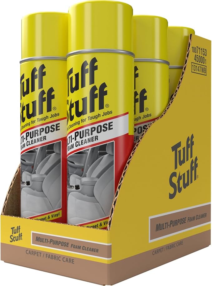 Tuff Stuff Multi-Purpose Foam Cleaner, Use on Car Interior, 22 Oz Each - Image 9