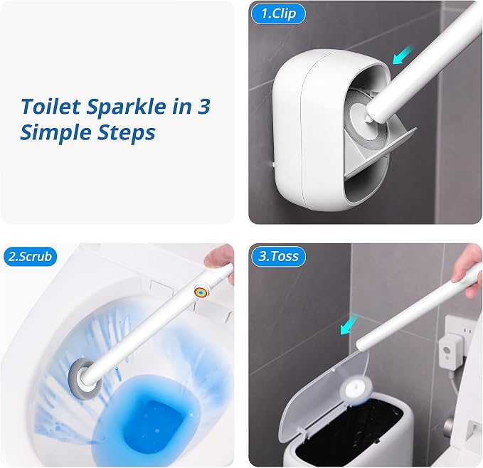 36 Count Disposable Toilet Brush Refill Pads - Image 9