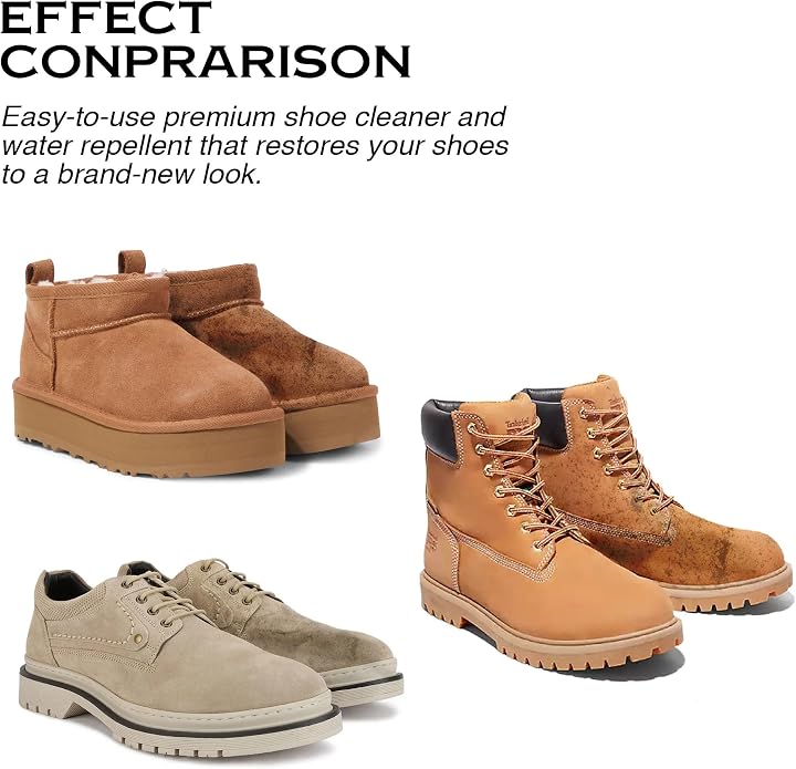 Suede Shoe Cleaner Nubuck Shoe Cleaner and Water Repellent - Image 7