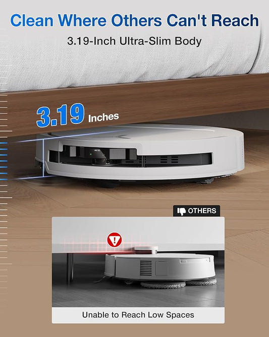 ECOVACS DEEBOT T50 PRO Omni Robot Vacuum and Mop, 3.19” Ultra-Slim, 000Pa - Image 2