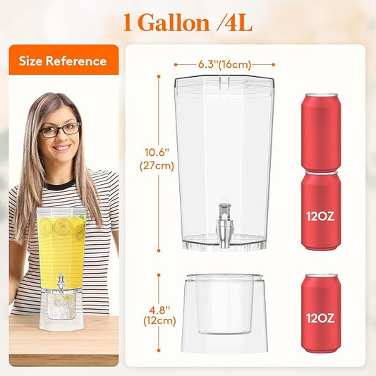 Lifewit 1 Gallon Drink Dispenser - Image 2